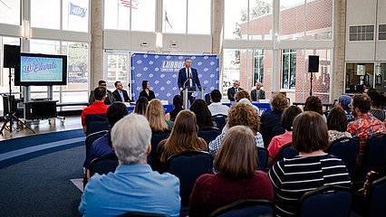 Image of the Press Conference announcing the LCU Elevate initiative