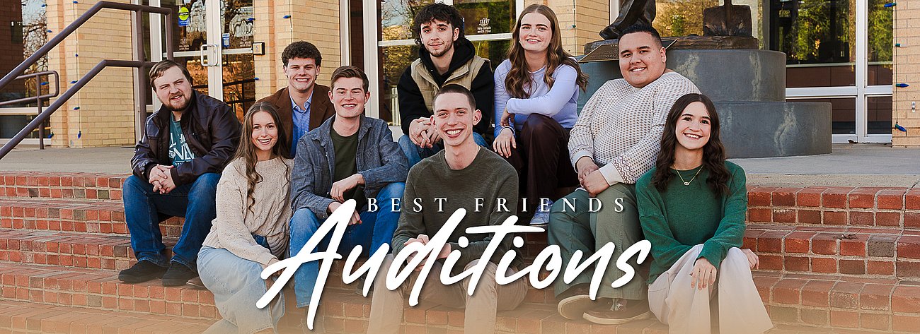 Photo of the group Best Friends with the words, "Best Friends Auditions"