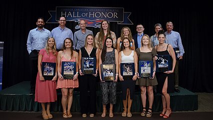 2016 Team being recognized at Hall of Honor Dinner