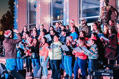 Guests enjoyed entertainment by LCU's musical ensembles