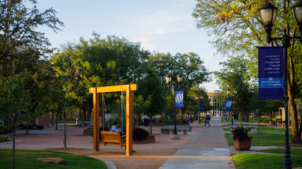 Mall area of campus