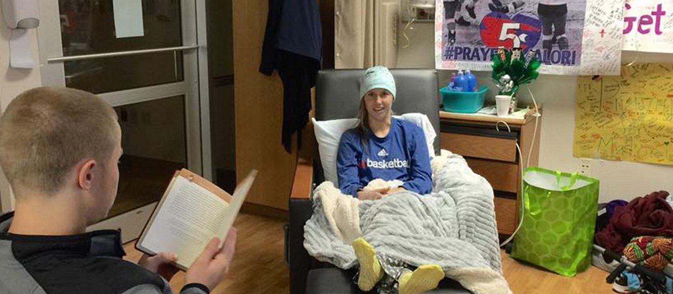 Malori in hospital bed