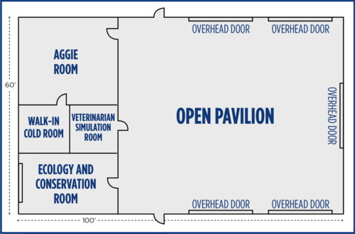 Agriculture Center layout mockup