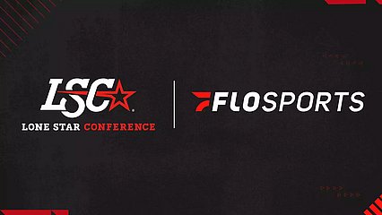 Lone Star Conference and Flo Sports logos