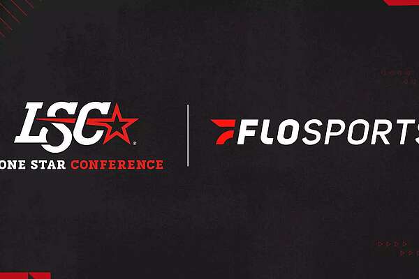 Lone Star Conference and Flo Sports logos