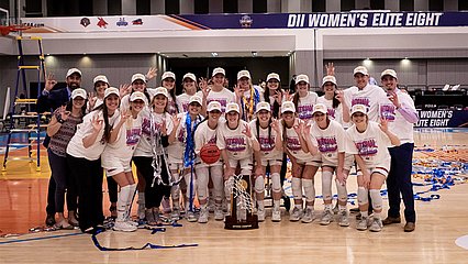 National Champion Lady Chaps with trophy in Columbus