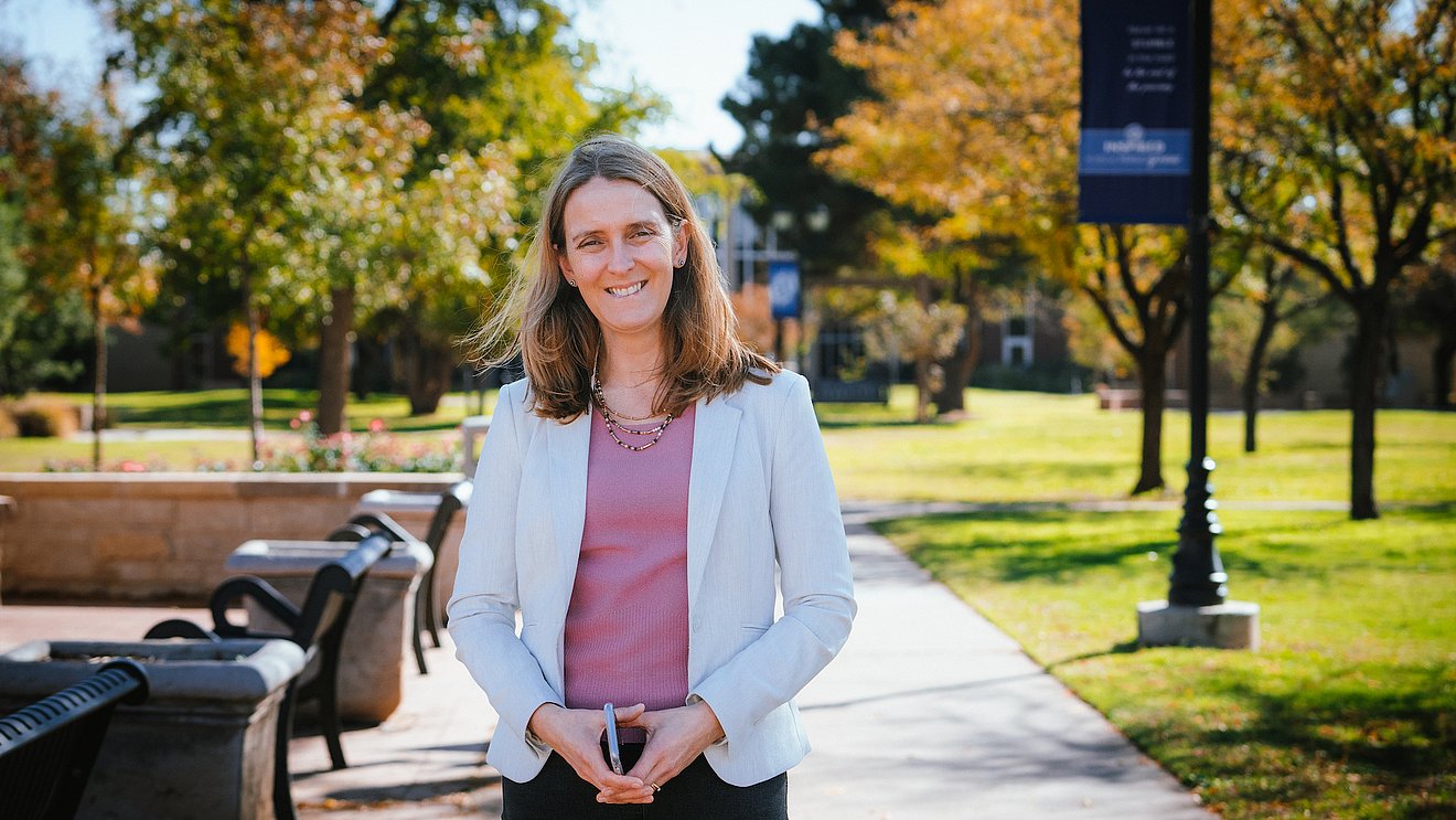 Dr. Sharon Dirckx on LCU's Campus