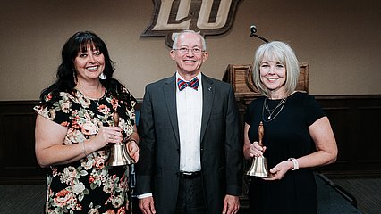 2022 award winners with Dr. Sam Ayers