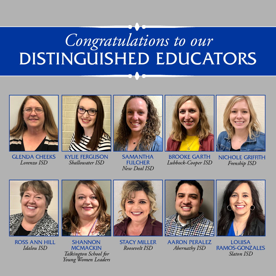 2020 Distinguished Teaching Finalists