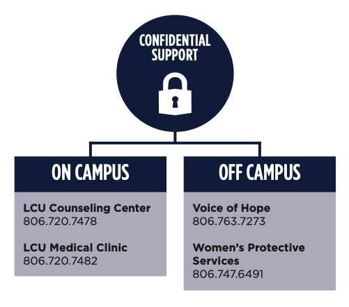 Flow for Confidential Support, outlined below