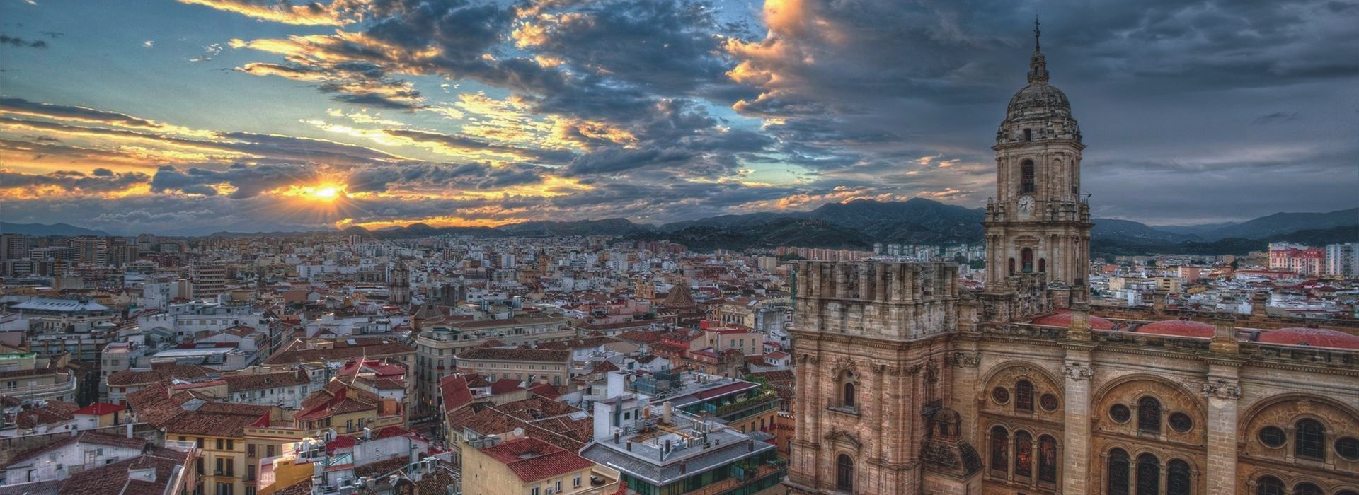 Aerial view of Avila, Spain